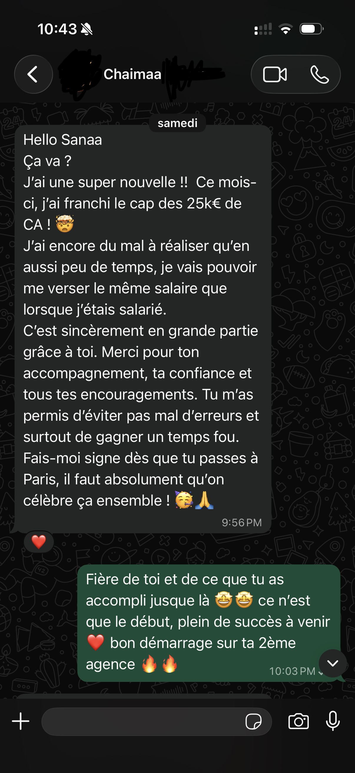 Témoignage client 1